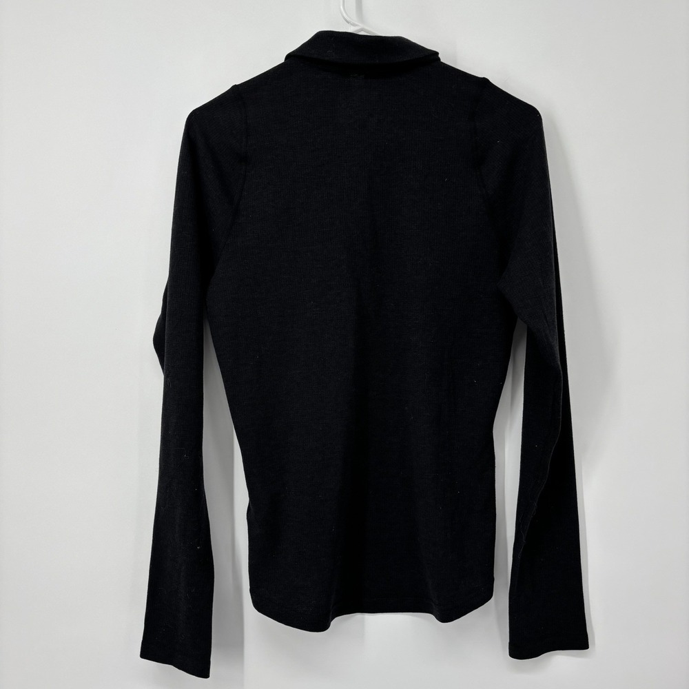 Beyond Clothing 1/4 Zip Base Layer Jacket Womens Size Small Black Seattle WA‎ - Picture 2 of 8